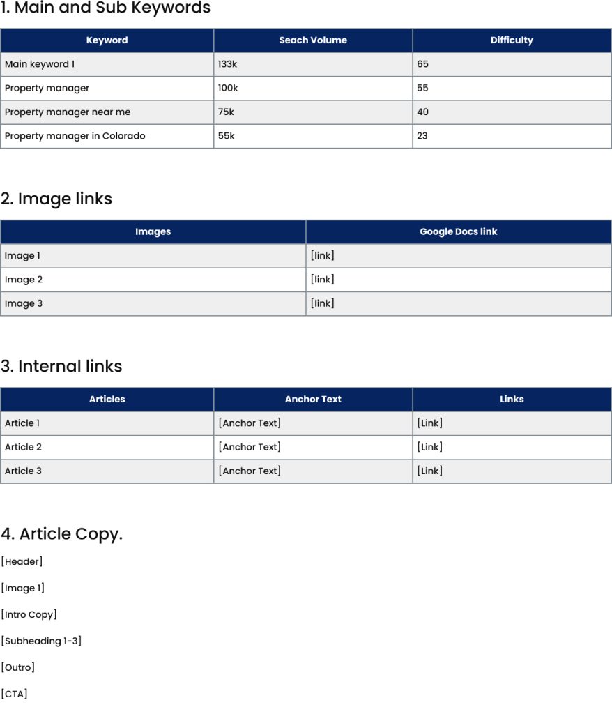 SEO content development