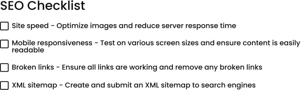 On page optimization